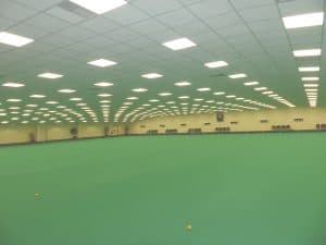 Thanet Indoor Bowls Club green